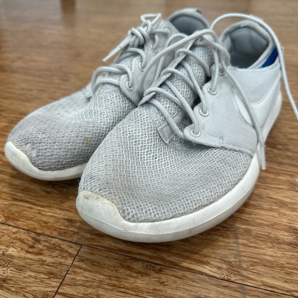 Nike Gray and White Women's Sneakers